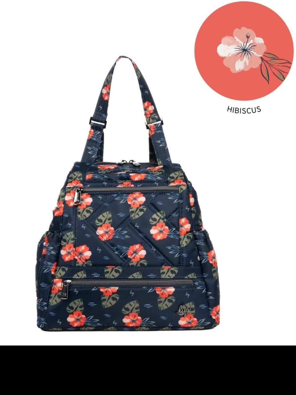 Lug Skyhop Convertible Backpack in Aloha Navy🌺